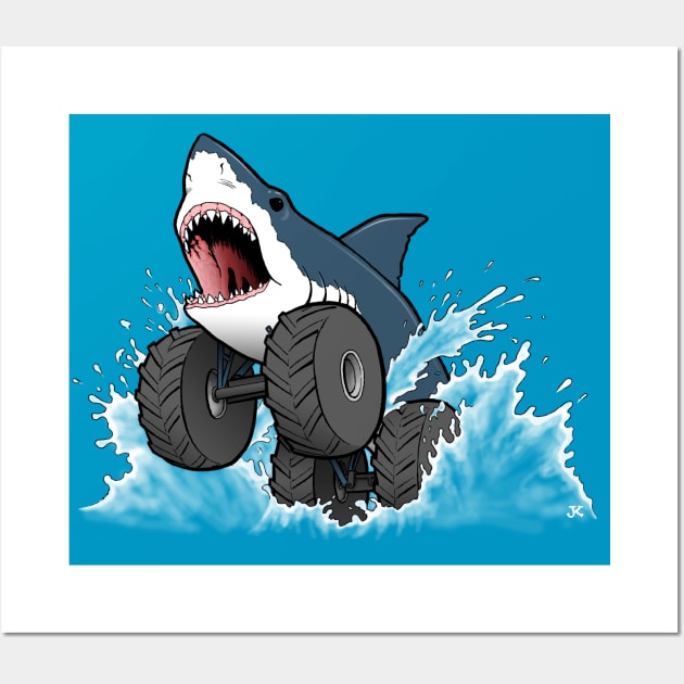 Moto-Shark Wall Art by JMKohrs